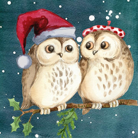 Who Who Who - Christmas Owls - Peaceful Wooden Jigsaw Puzzles