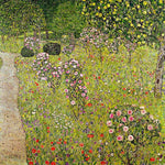 Fruit Garden with Roses by Gustav Klimt - Peaceful Wooden Jigsaw Puzzles