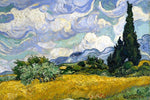 Wheat Field with Cypresses by Van Gogh - Peaceful Wooden Jigsaw Puzzles