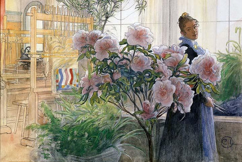 Azalea by Carl Larsson - Wooden Jigsaw Puzzles for Adults