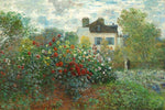 The Artist's Garden in Argenteuil by Monet - Peaceful Wooden Jigsaw Puzzles