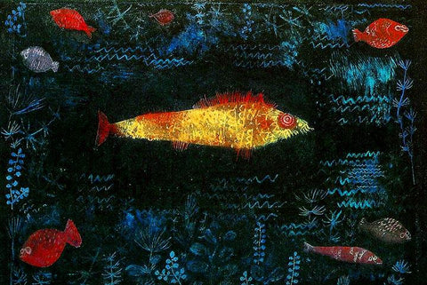 The Golden Fish by Paul Klee - Peaceful Wooden Jigsaw Puzzles