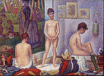 The Models by Georges-Pierre Seurat - Peaceful Wooden Jigsaw Puzzles