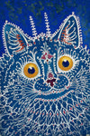 A Cat in Gothic Style by Louis Wain - Peaceful Wooden Jigsaw Puzzles