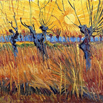 Pollard Willows at Sunset by Van Gogh - Peaceful Wooden Jigsaw Puzzles