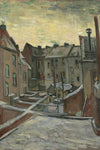 Houses Seen from the Back by Van Gogh - Peaceful Wooden Jigsaw Puzzles