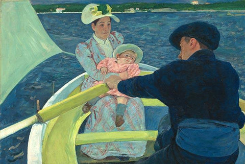 The Boating Party by Mary Cassatt - Peaceful Wooden Jigsaw Puzzles