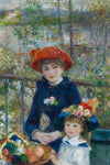 Two Sisters On the Terrace by Renoir - Peaceful Wooden Jigsaw Puzzles