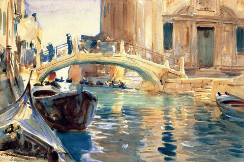 Venice by John Singer Sargent - Peaceful Wooden Jigsaw Puzzles