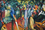 Zoological Garden by August Macke - Peaceful Wooden Jigsaw Puzzles