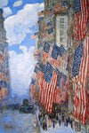 The Fourth of July by Childe Hassam - Peaceful Wooden Jigsaw Puzzles