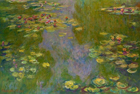 Waterlilies  by Monet - Peaceful Wooden Jigsaw Puzzles