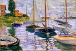 Sailboats on the Seine at Petit - Gennevilliers by Monet - Peaceful Wooden Jigsaw Puzzles