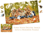 Personalized Custom Photo Wooden Jigsaw Puzzles - Peaceful Wooden Jigsaw Puzzles