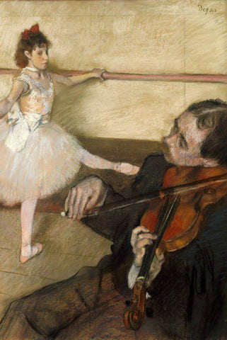 The Dance Lesson by Degas - Peaceful Wooden Jigsaw Puzzles
