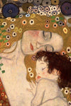 Mother and Child by Gustav Klimt - Peaceful Wooden Jigsaw Puzzles