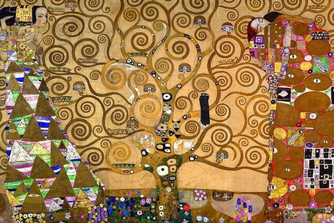 Tree of Life by Gustav Klimt - Peaceful Wooden Jigsaw Puzzles
