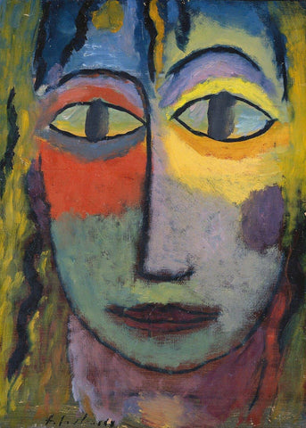 Head of a Woman Alexei von Jawlensky - Wooden Jigsaw Puzzles for Adults