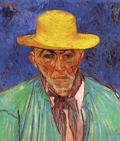Portrait of Patience Escalier, Shepherd in Provence Van Gogh - Peaceful Wooden Jigsaw Puzzles