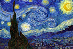 Starry Night by Van Gogh - Peaceful Wooden Jigsaw Puzzles